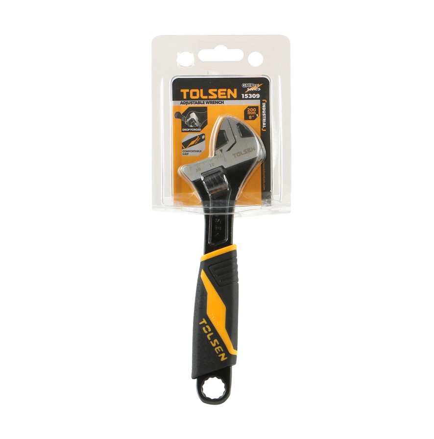TOLSEN ADJUSTABLE WRENCH 8"