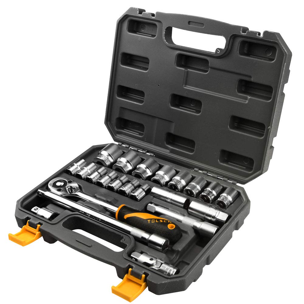 TOLSEN 22PCS 1/2″ SOCKET SET