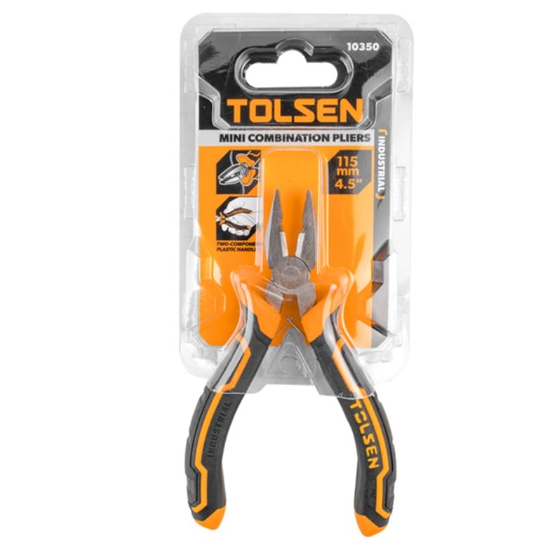 TOLSEN 4.5″ MINI COMBINATION PLIERS (INDUSTRIAL)