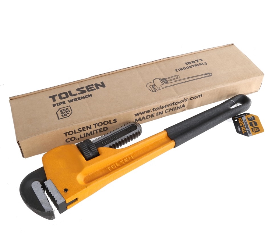 TOLSEN PIPE WRENCH (INDUSTRIAL) 18"