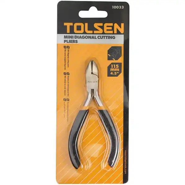 Tolsen MINI DIAGONAL CUTTING PLIERS 4.5"