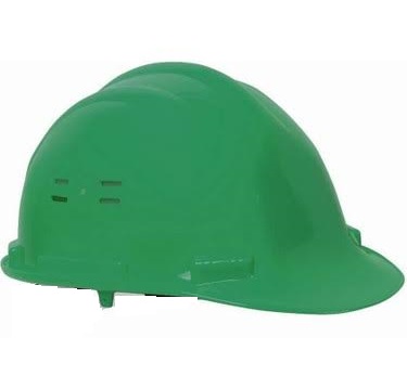 Vented Hard Hat, Safety Helmet, Made In Turkey, Green Color