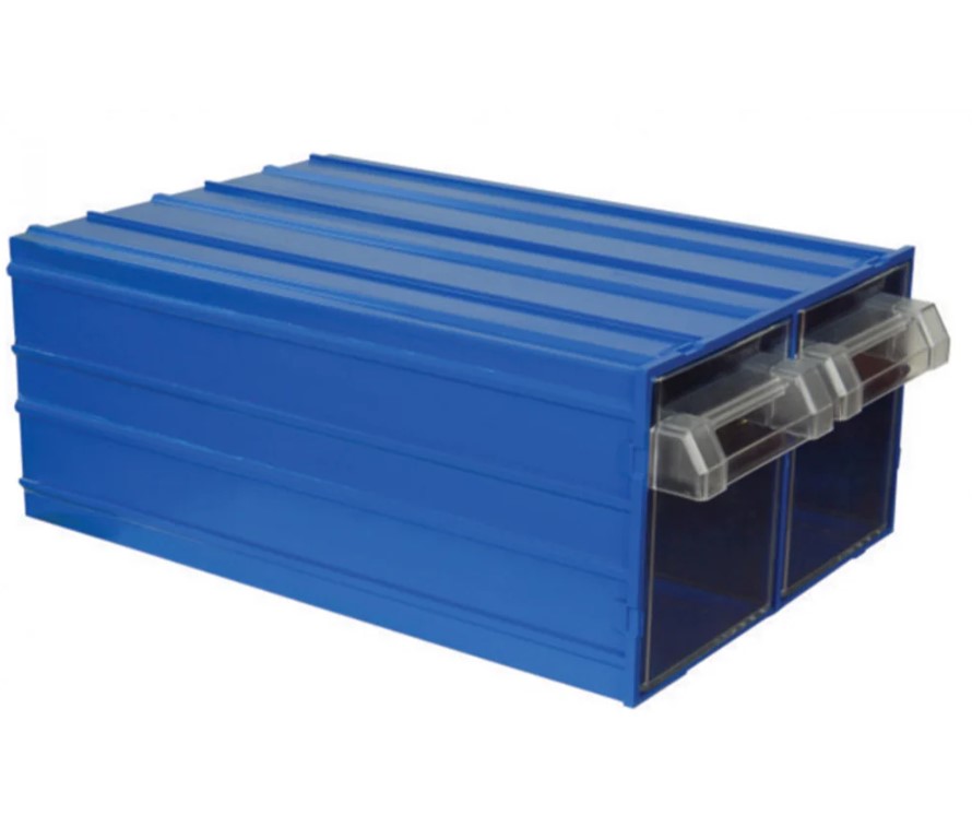 Plastic Drawers No. 56, Blue Color, Size 212×302×126 Mm, Brand: MANO, Made In Turkey