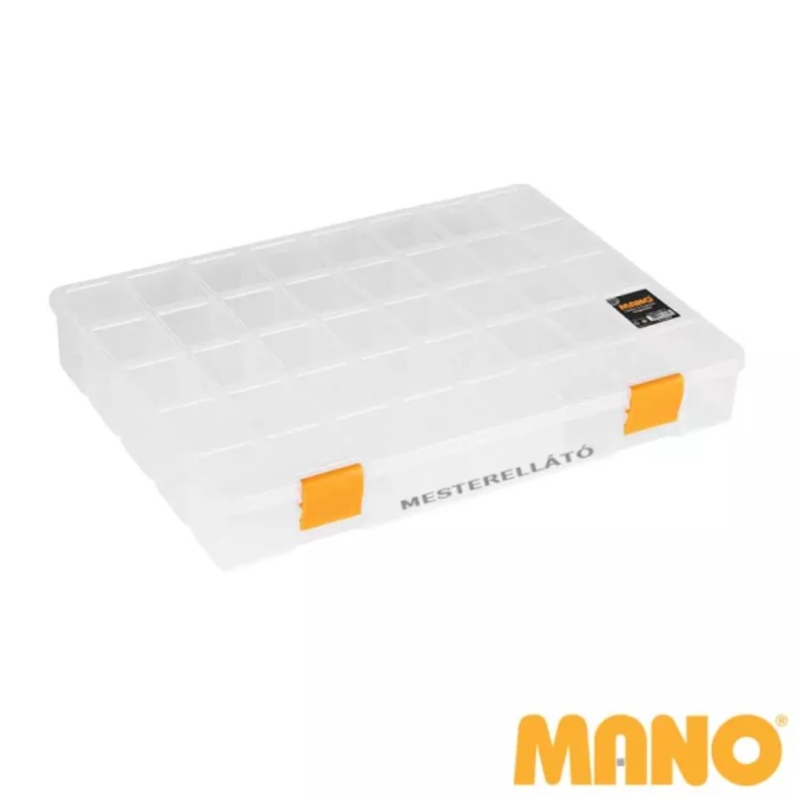 Transparent Plastic Tool Organizer, 15 Inches, Size 380×285×56 Mm, Brand: MANO, Made In Turkey