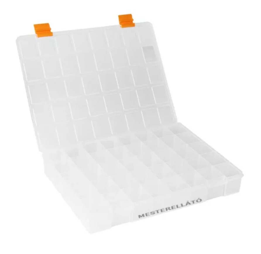 حافظة ادوات بلاستيك شفاف 15 بوصة مقاس 380×285×56 مم ماركة مانو صناعة تركي