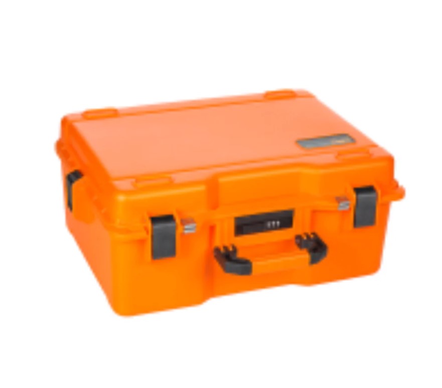 MTC360.O Heavy-Duty Hard Plastic Case With A Rigid Surface For Protecting Contents, Orange Color, Dimensions: 53.00×40.00×22.80 Cm.