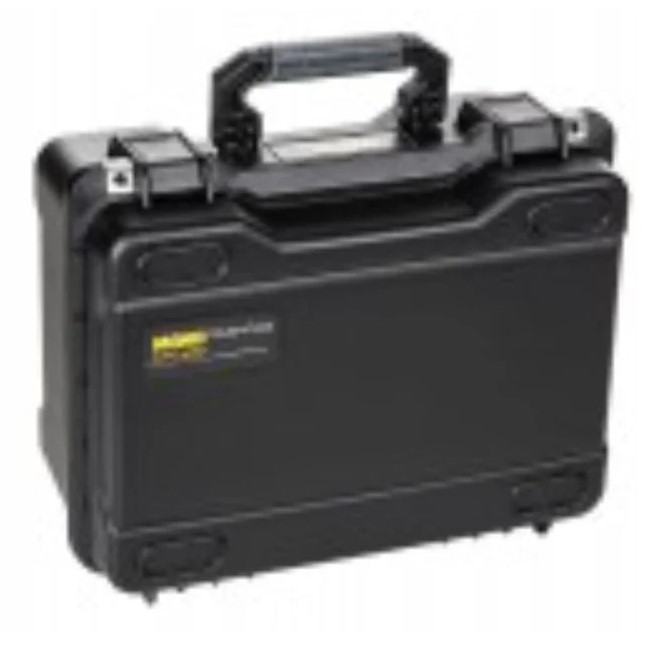 Heavy-Duty Plastic Case, Impact And Water-Resistant, Samsonite System, Empty, Model 230, Dimensions: 403×330×210 Mm, Brand: Mano, Made In Turkey.