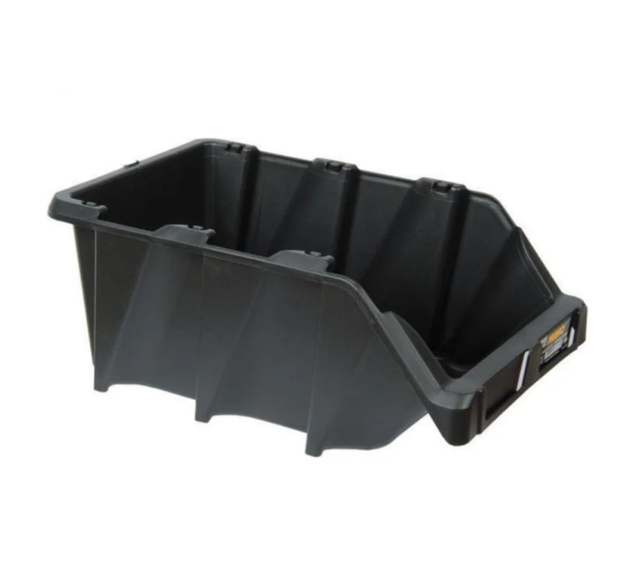 Open Plastic Storage Box, Black Color, No. 30, Dimensions: 217×360×155 Mm, Brand: Mano, Made In Turkey.