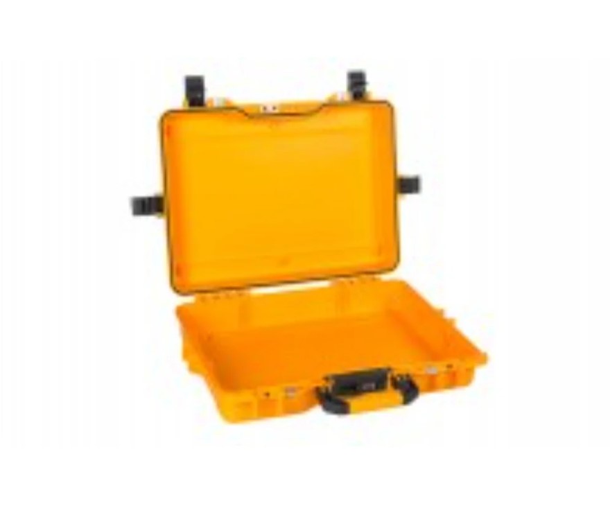 Heavy-Duty Plastic Case, Model 300 – Yellow Color, Dimensions: 530×400×133 Mm.