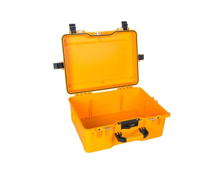 MTC360PP.Y Heavy-Duty Plastic Case With High-Density Foam And Internal Dividers, Model 360 – Yellow Color, Brand: Mano.