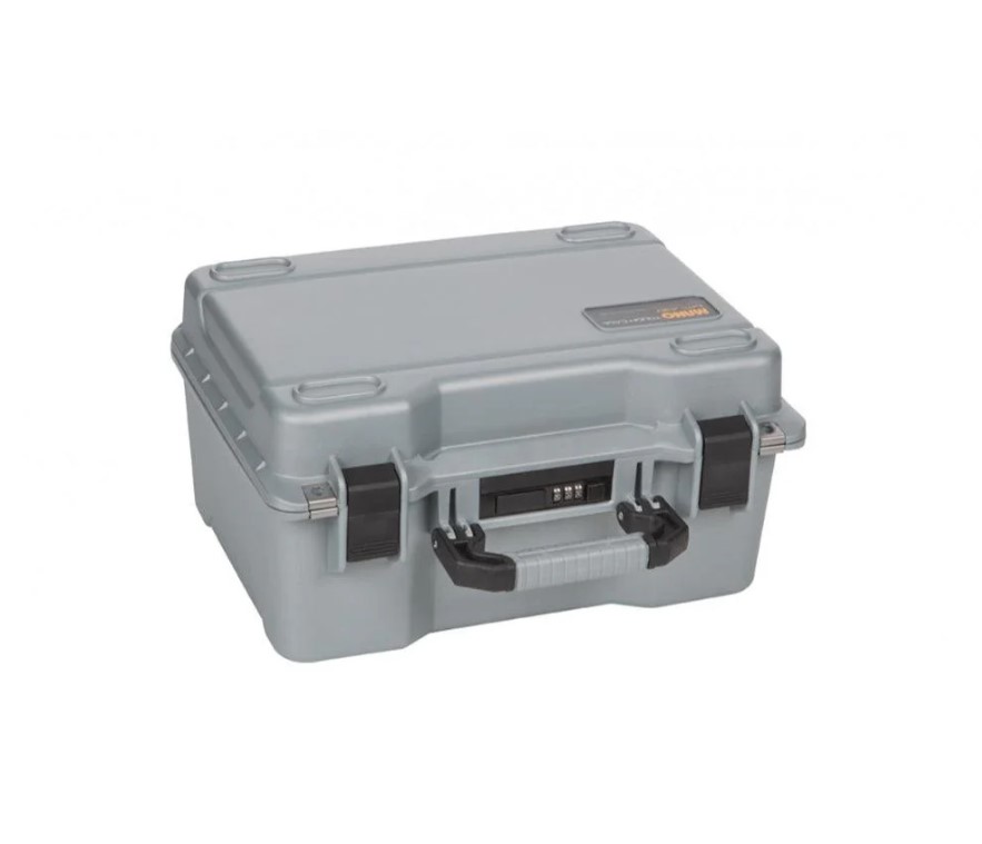 Heavy-Duty Plastic Case With High-Density Foam, Model 230 – Gray Color.