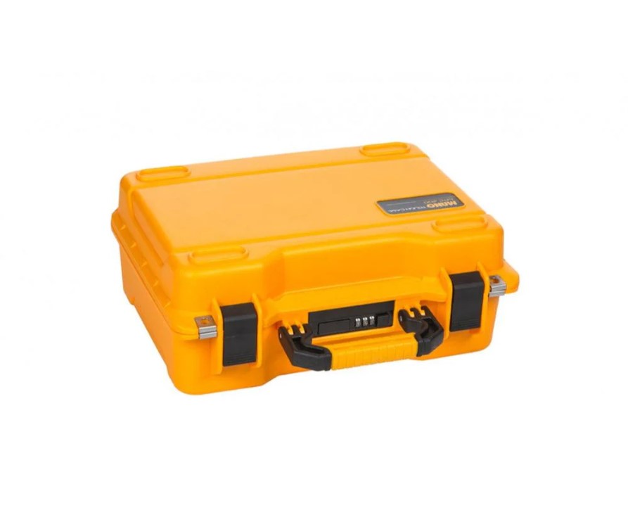 Heavy-Duty Plastic Case With High-Density Foam, Model 200 – Yellow Color.
