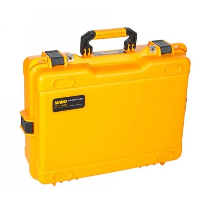 Heavy-duty Case Made Of Durable Plastic, Equipped With High-density Foam And Internal Dividers. Model 330, Yellow Color.