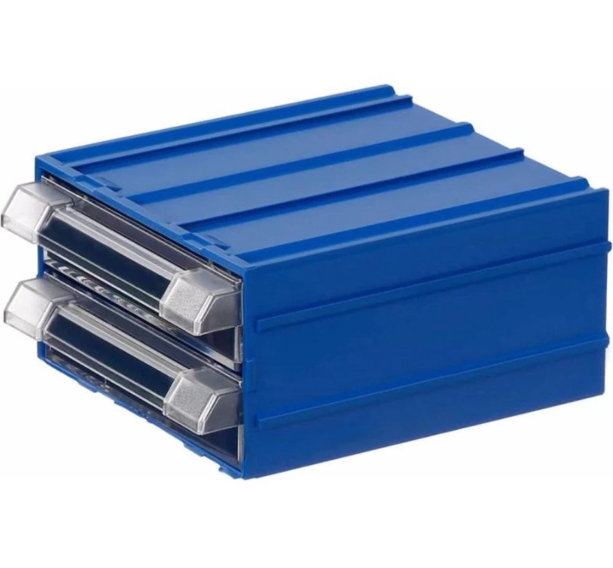 Plastic Drawer, Model Number 31, Blue Color, Size 110×120×62 Mm, Manno Brand, Made In Turkey.