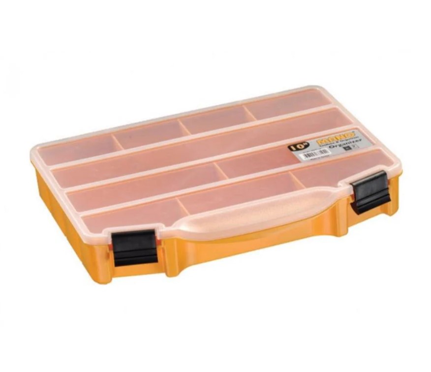 Plastic Tool Organizer, 10-inch Size (251×200×44 Mm), Mano Brand, Made In Turkey.