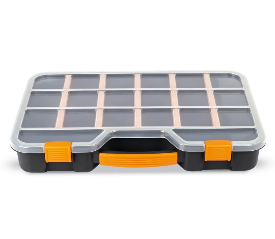 Plastic Tool Organizer, 24-inch Size (510×347×71 Mm), Mano Brand, Made In Turkey.