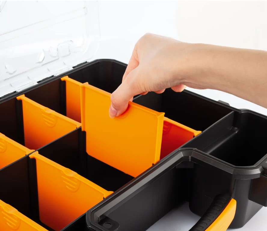 Plastic Tool Organizer, 18-inch Size (420×305×61 Mm), Mano Brand, Made In Turkey.