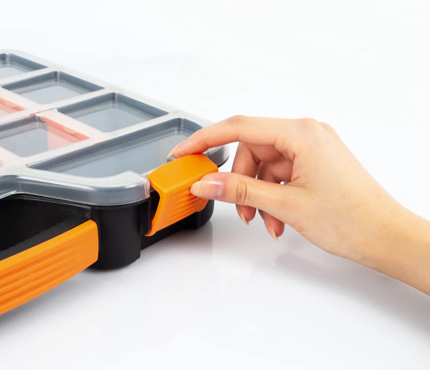 Plastic Tool Organizer, 18-inch Size (420×305×61 Mm), Mano Brand, Made In Turkey.