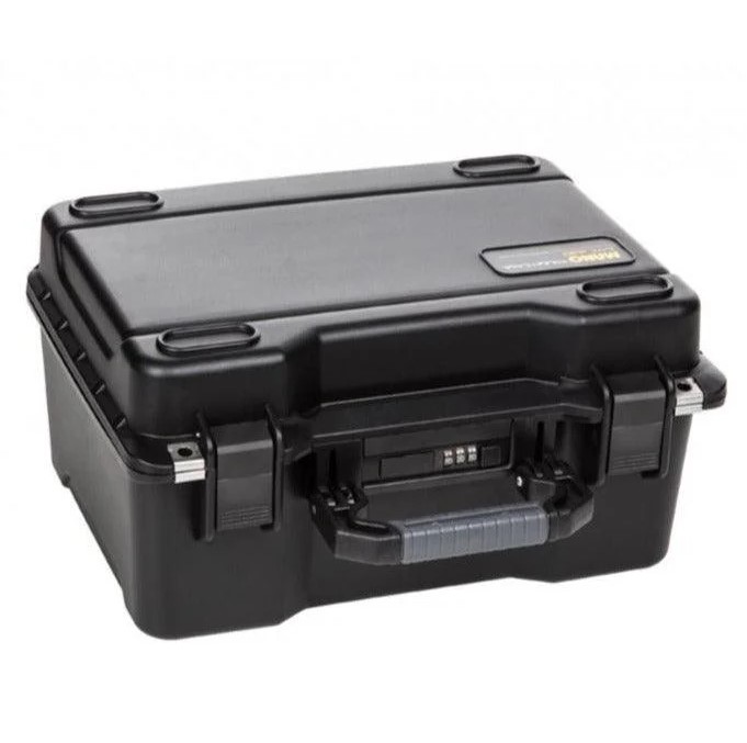 شنطة بلاستيك شديدة التحمل ضد الكسر ضد المياه نظام سامسونايت مزود باسفنج فوق ومقسمات بلاستيك متحرك موديل 230 مقاس 403×330×210 مم ماركة مانو صناعة تركي