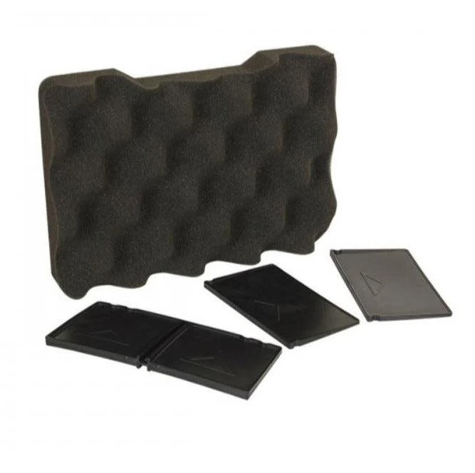Heavy-duty Plastic Case, Break-resistant And Water-resistant, With Samsonite System. Equipped With Top Foam And Adjustable Plastic Dividers. Model 230
