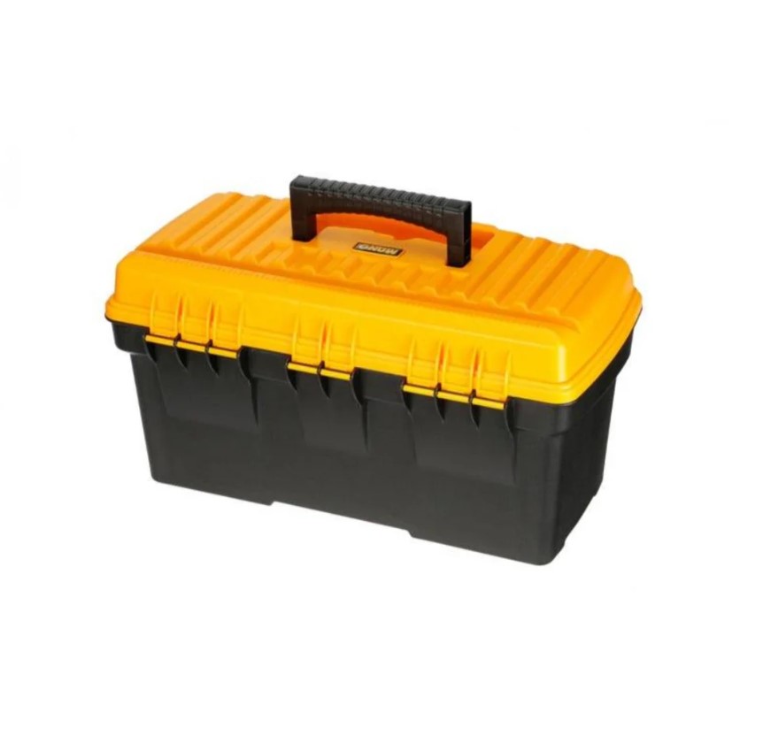 Plastic Tool Box, 18-inch Size (432×250×230 Mm), Mano Brand, Made In Turkey.
