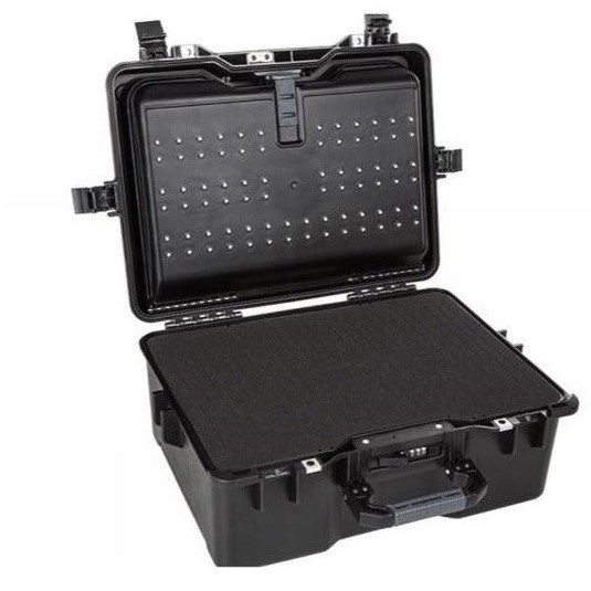 شنطة بلاستيك شديدة التحمل ضد الكسر ضد المياه نظام سامسونايت مزود بادراج تخزين بلاستيك فوق ومقسمات بلاستيك متحرك موديل 360 مقاس 530×400×228 مم ماركة مانو صناعة تركي