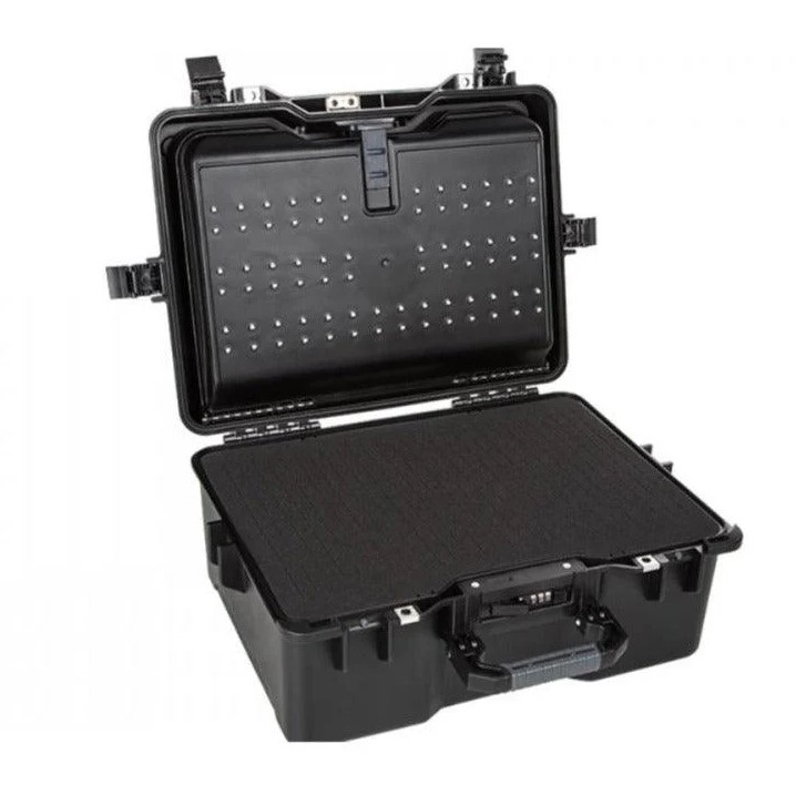 Heavy-duty Plastic Case Impact-resistant And Waterproof Samsonite-style System Equipped With Upper Plastic Storage Drawers And Movable Plastic Divider