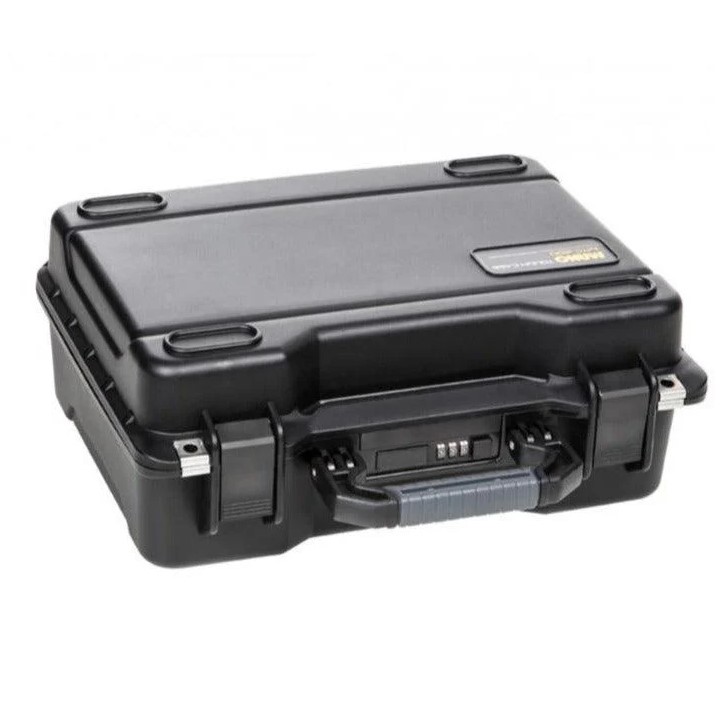 شنطة بلاستيك شديدة التحمل ضد الكسر ضد المياه نظام سامسونايت مزود باسفنج فوق ومقسمات بلاستيك متحرك موديل 200 مقاس 403×330×165 مم ماركة مانو صناعة تركي