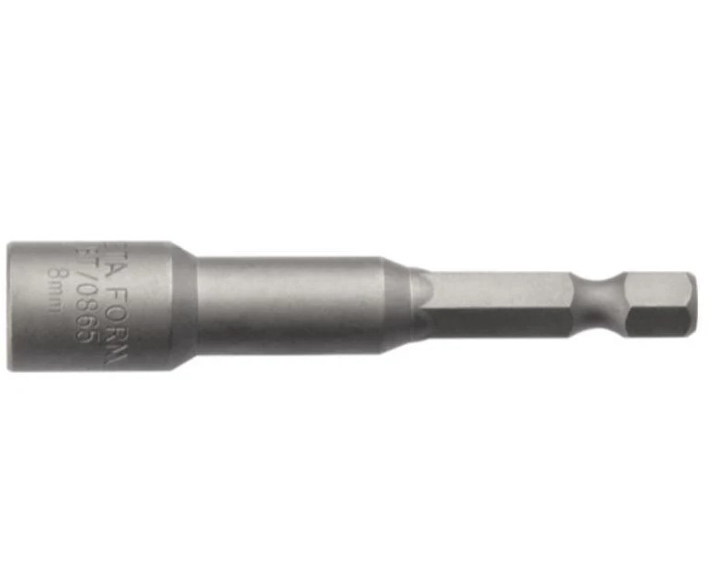 Long Magnetic Bit 12mm, 1/4" × 65mm, Ceta Form, Turkish, BT/1265