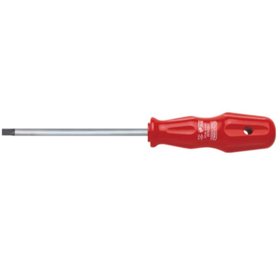 T15 Star (Torx) Screwdriver With Red Handle, Ceta Form, 4400/T15M