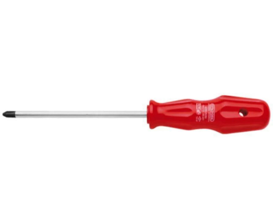 PH2 Cross (Phillips) Screwdriver With Red Handle, 100mm, Ceta Form, 4200/62M
