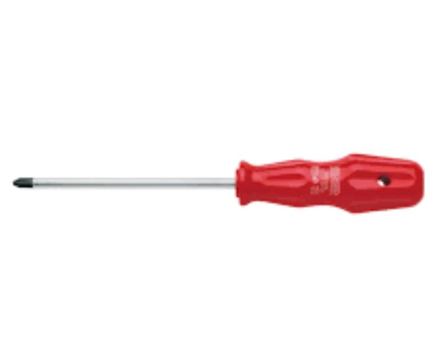 PH1 Cross (Phillips) Screwdriver With Red Handle, 200mm, Ceta Form, 4200/56M