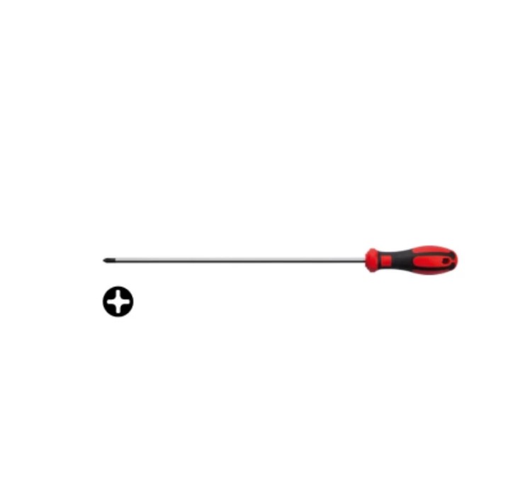Long Phillips Screwdriver Bit PH2, 50cm Length, F14-002-500