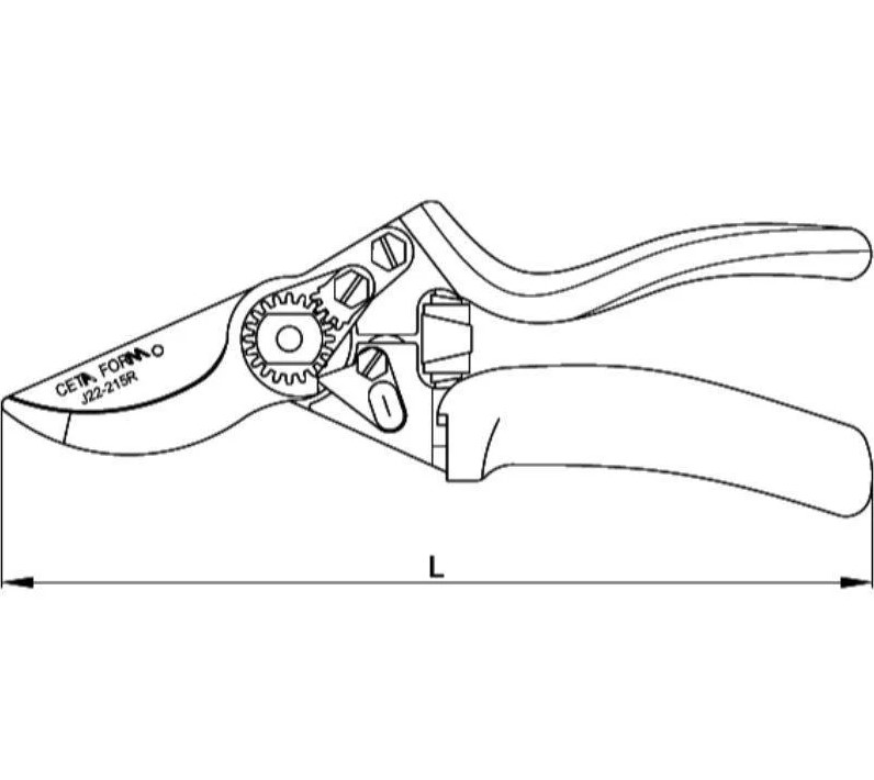 210mm Tree Branch Pruning Shears – Ceta Form, Model J22-215R