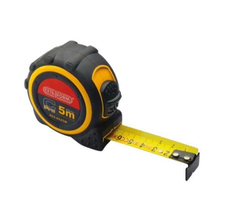 3-Meter Tape Measure – Ceta Form, Turkish-made, Rubber Coated, 16mm Wide, Model P03-0316N