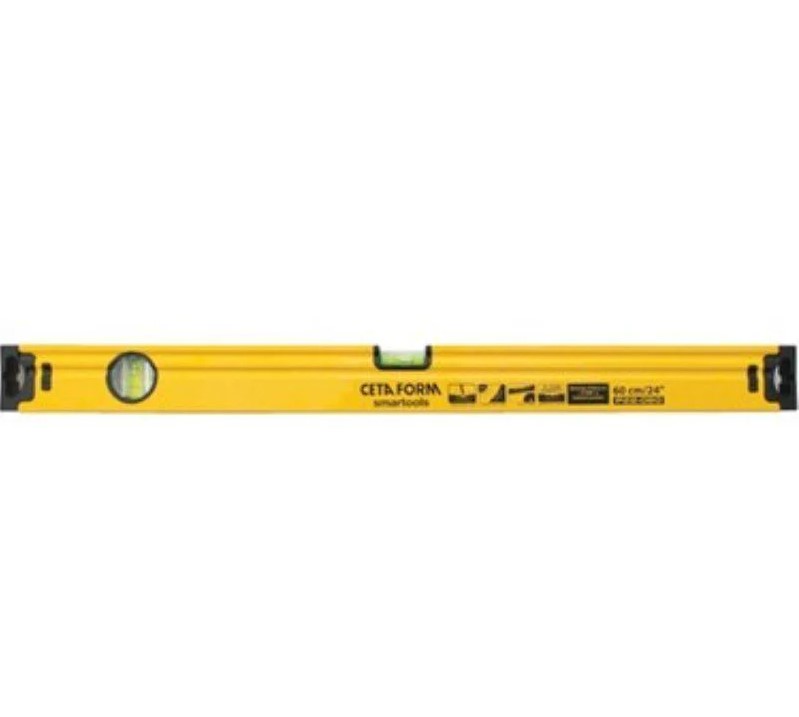 70cm Spirit Level – Ceta Form, Turkish-made, Yellow, Model P22-070