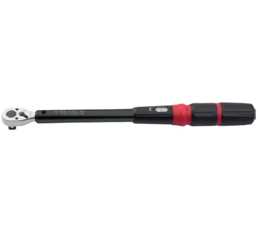 Ratchet Torque Wrench – 1/4" Drive, 290mm Length, Torque Range 2–12 Nm, Model D02F2-01R