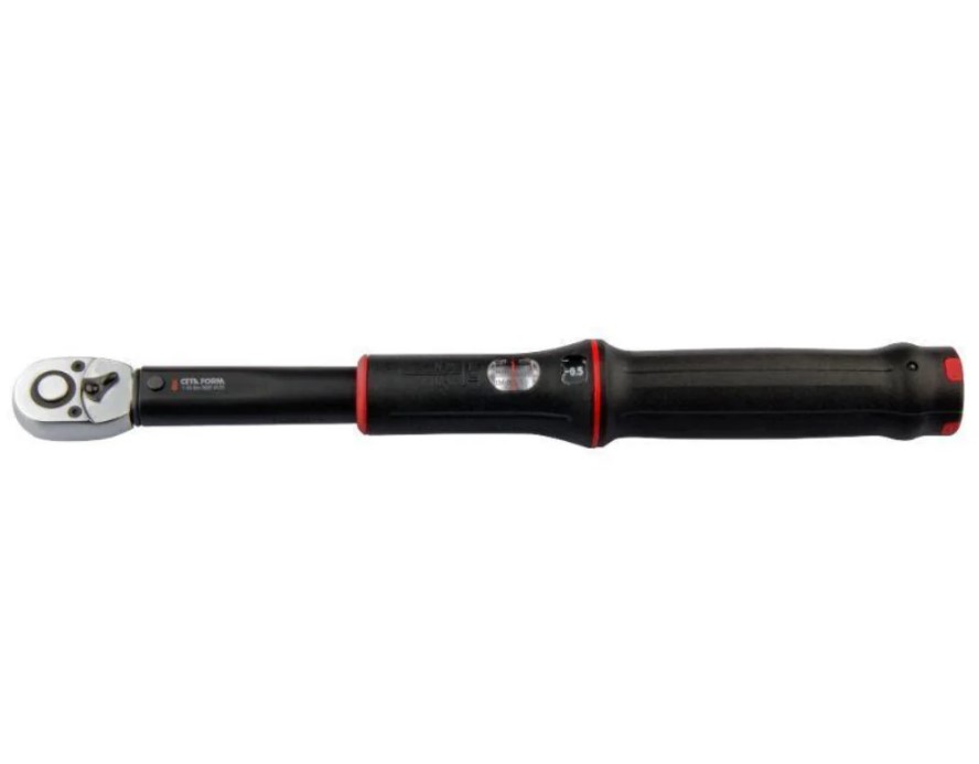 Ratchet Torque Wrench – 1/4" Drive, 290mm Length, Torque Range 5–25 Nm, Model D02F2-0125