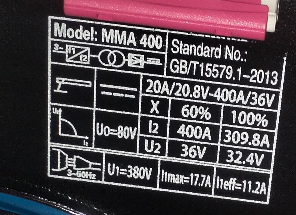 ماكينة لحام كهرباء 400 امبير