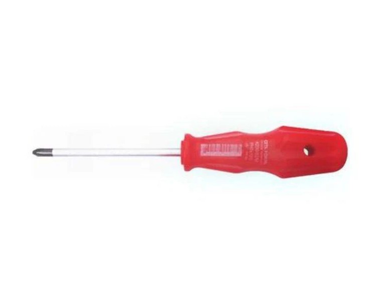 Ceta Form Turkish Red Phillips Screwdriver, PH2 × 200 Mm, Model F32-002-200