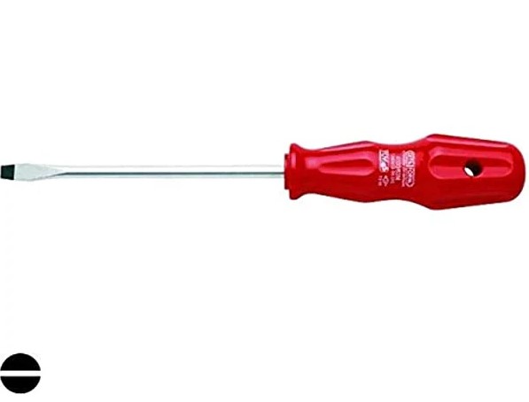 Ceta Form Turkish Red Phillips Screwdriver, PH1 × 100 Mm, Model F32-001-100
