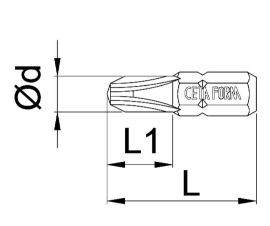 Philips Screwdriver  Bit  Ph2 *25