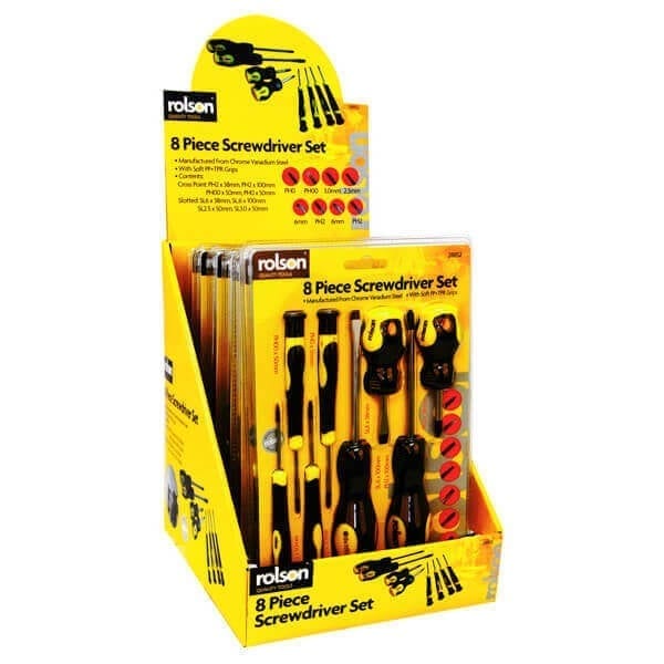 Screwdriver Set 28852 (8 Piece): Includes Precision, Stubby And 100mm Handles