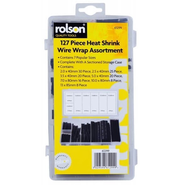 127pc Heat Shrink Wrap Asst.