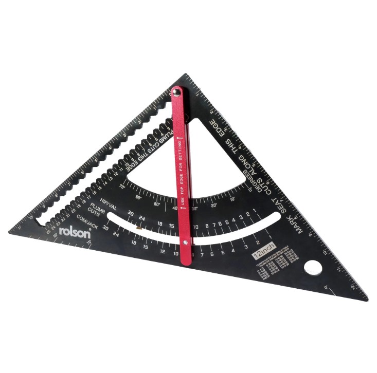 Aluminum Adjustable Speed Square 300mm Rolson