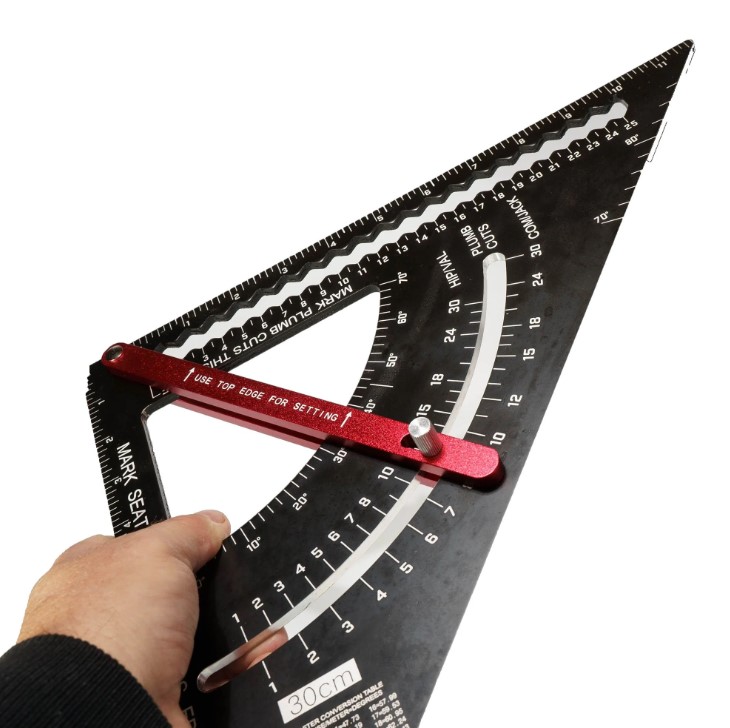 Aluminum Adjustable Speed Square 300mm Rolson