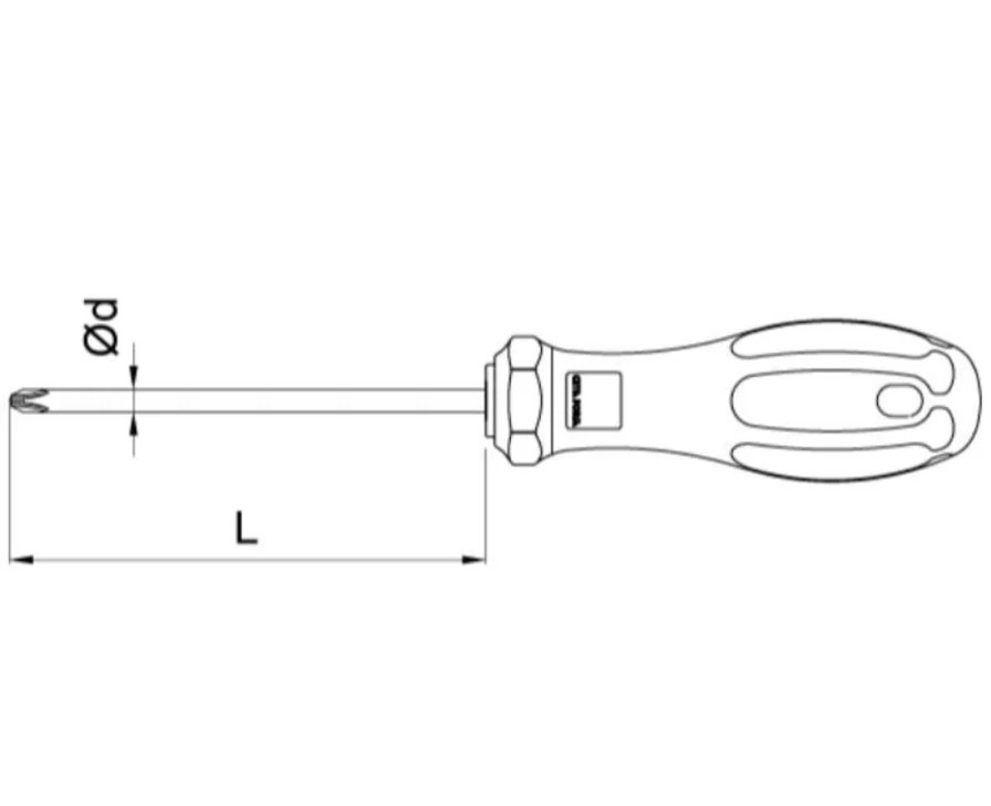 Ceta Form Super Phillips Screwdriver PH0 X 60mm (Model: F14-000-060)