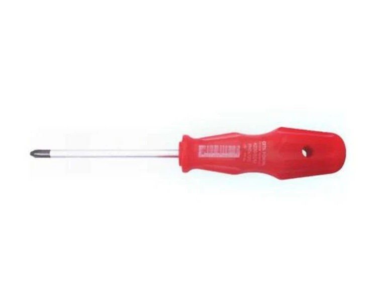 Ceta Form Turkish Red Phillips Screwdriver PH2 X 125mm (Model: F32-002-125)
