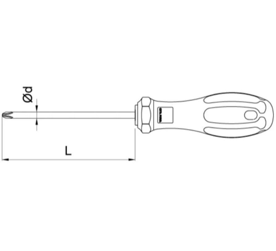 Ceta Form Super Phillips Screwdriver PH1 X 100mm (Model: F14-001-100)