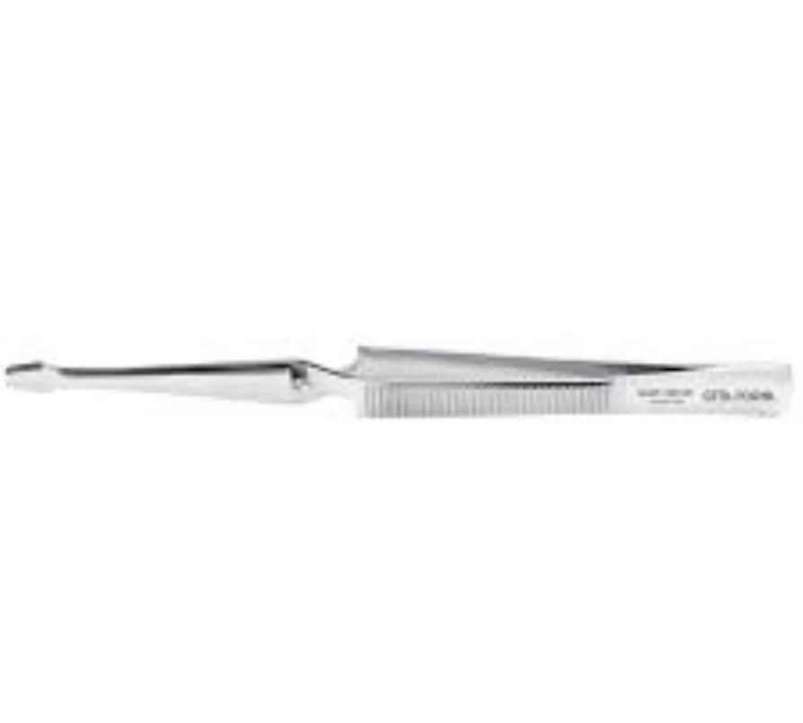 Flat Tip Straight Tweezers, 160 Mm Length, Nickel-Plated Finish – Model H44T-160-SA